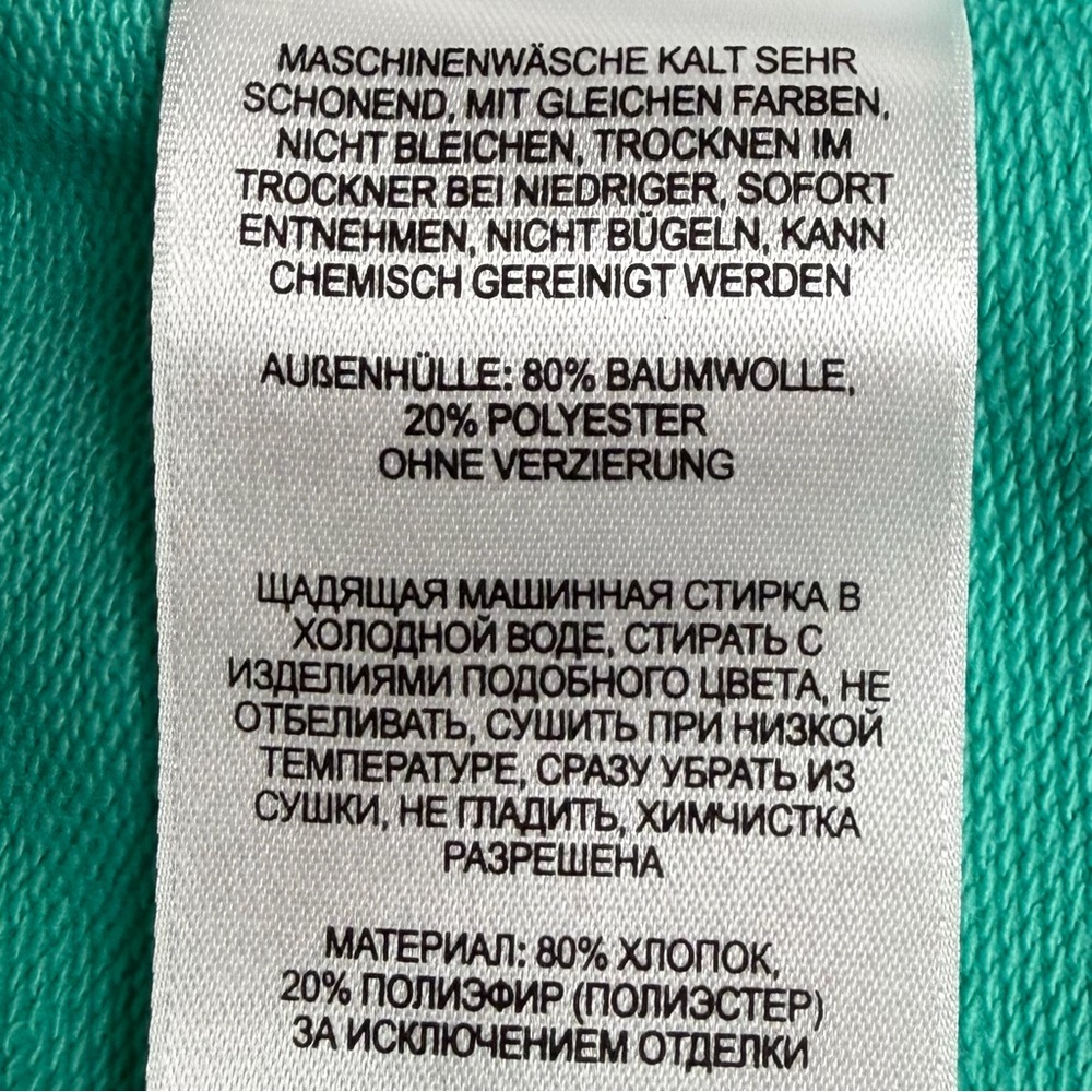 Columbia Sportswear Cotton Blend Teal Blue Zip-Up Hoodie Gorpcore Athleisure L - Picture 15 of 16